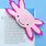 Axolotl Bookmark