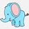Baby Blue Elephant