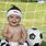 Baby Playing Football
