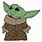 Baby Yoda SVG Cricut