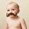 Baby with a Mustache