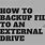 Back Up Files to External Drive