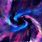Background Blue Spiral Galaxy