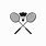 Badminton Racket Logo
