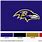 Baltimore Ravens Team Colors