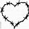 Barbed Wire Heart SVG
