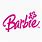 Barbie Logo with Flower