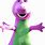 Barney Dinosaur Mascot Costume
