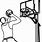 Basketball Player Outline Clip Art