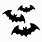 Bat Halloween Sign