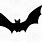 Bat Silhouette SVG