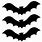 Bat Stencil Template