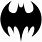 Batman Emblem Outline