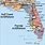 Beaches On West Coast of Florida Map
