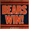 Bears Win