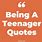 Becoming a Teenager Quotes