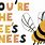 Bee Knees Sticker