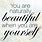Being Beautiful Quotes