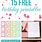 Birthday Party Free Printables