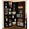 Black Corner Bookshelf