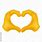Black Heart Hands Emoji