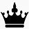 Black Logo with Crown