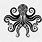 Black Octopus Tattoo
