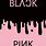 Black Pink Logo iPhone Wallpaper