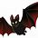 Black Red Bat