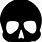 Black Skull Icon