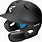 Black Softball Helmet