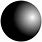 Black Sphere Shape