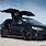 Black Tesla Model X Car