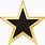 Black and Gold Stars