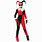 Black and White Harley Quinn Costume