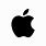 Black and White iPhone Logo