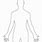 Blank Human Body Outline Template