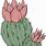Blooming Cactus Clip Art