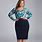 Blouse and Skirt Plus Size