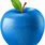 Blue Apple Clip Art