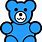Blue Counting Bear