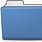 Blue File Folder Icon