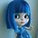 Blue Hair Doll