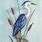 Blue Heron Wall Art