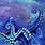 Blue Octopus Painting