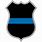 Blue Police Badge