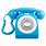 Blue Rotary Phone