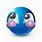 Blue Smiley-Face Emoji