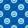 Blue Smiley-Face Wallpaper