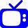 Blue TV Icon